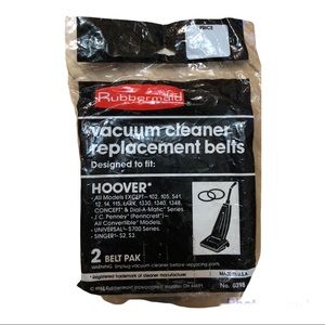 2 Rubbermaid Hoover Vacuum Belts #0398 (Brand New) universal 5700 series.